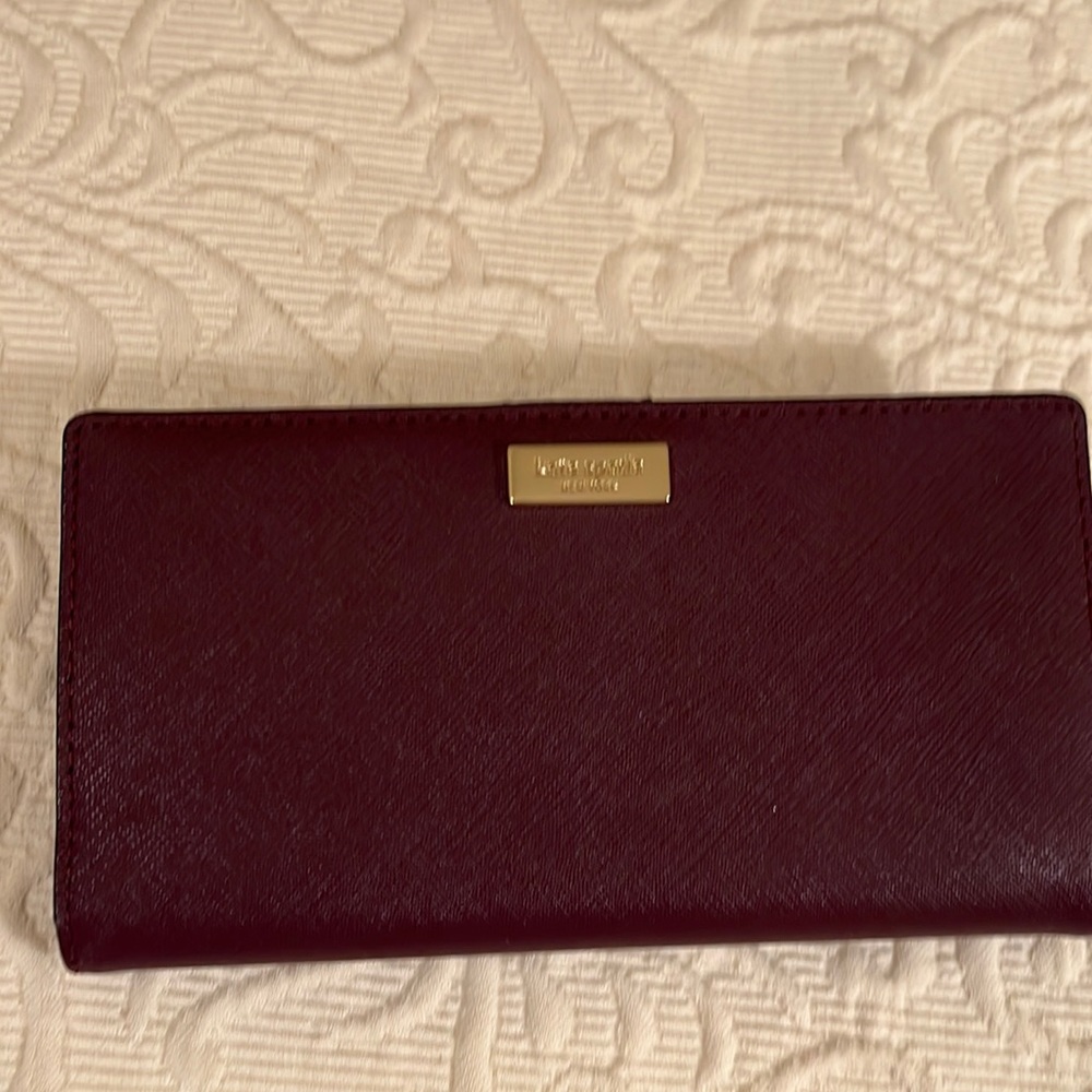 Kate Spade Burgundy Wallet